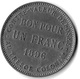 BON POUR UN  FRANC 1896 REUNION - Réunion