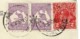 Australia 1933 Kangaroo 9d Cof A Pair + 2d KGV Air Mail To UK Via Karachi - Lettres & Documents