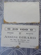 37 LA RICHE CARTE DE VISITE EPICERIE ARSENE GIRARD 64 RUE DU PLESSIS + ENVELOPPE - Visiting Cards