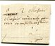 Belgique Precurseur Griffe Noire COURTRAY-Gand 1744 Taxée 2 Superbe Avec Texte Datée Haerelbeke - 1714-1794 (Pays-Bas Autrichiens)