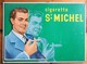 St. Michel (Cigarettes) -  Rigid Cardboard Showcard With Silhouette - Stamped - 415 X 305 Mm - Objets Publicitaires