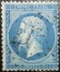 N°22. Variétés (Impression Point Blanc Manquant Cartouche Inférieur). Oblitéré étoile De Paris N°27. Superbe... - 1862 Napoléon III