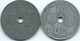 Belgium - Leopold III - 10 Centimes - WWII Zinc Issues - 1942 (KM125) & 1946 (KM126) - 10 Centimos