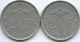 Belgium - Albert I - 2 Francs - 1923 - French (KM91.1) & Dutch (KM92) - 2 Franchi