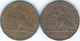 Belgium - Albert I - 1912 - 1 Centime - French (KM76) & Dutch (KM77) - 1 Cent