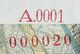EXTREMELY Low Serial ️ A 0001 Number 000020  1991  P-98 ️ Romania 500 Lei ️ - Rumania