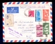 INDIA - Airmail Cover, Sent By Registered Airmail From Ludhiana To Germany. Nice Multicolored Franking. - Corréo Aéreo