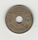 5 MILLIEMES 1917 - Egypte