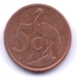 SOUTH AFRICA 2004: 5 Cents, KM 325 - Zuid-Afrika