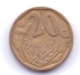 SOUTH AFRICA 2003: 20 Cents, KM 327 - South Africa