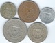 Cyprus - 1st Republic Issues - 1 (1963) 5 (1974) 25 (1963) 50 (1976) & 100 Mils (1963) (KMs38-42) - Cyprus