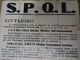 Manifesto Di Propaganda Fascista Lucca SPQL- 28 Novembre 1932 - Historical Documents