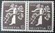 Schweiz Suisse 1939: Zu 233yR.01 (mit Nummer P1555) + 237yR = Paar Z26e Michel 349yR + 353y = W15 ** MNH (Zu CHF 22.00) - Rollen