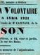 Orthez. Affichette Pour Adjudication Volontaire. Maison Rue Bourg Vieux. 1921. - Decrees & Laws