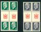 1962, 5 Und 10 Pfg. Ulbricht Je Als Herzstück Aus Markenheftchenbogen (Hz 10/11) - Se-Tenant