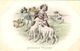 Carte 1900 Style Viennoise Signée H.  Schubert : Joyeuses Pâques - Pasqua