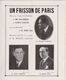 Programme 1930 "MENUS-PLAISIRS" Le MUSIC-HALL De 10 Heures" - Assez Rare ! - Programs