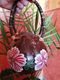 Handbag/Purse  Ball  Vietnam Real Coconut Shell Painted Hibiscus Flower - Other & Unclassified