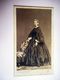 PHOTO CDV 19 Eme FEMME ELEGANTE ROBE MODE   Cabinet VERNEUIL A BOULOGNE SUR MER - Old (before 1900)