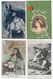 Delcampe - Fantaisies Gros Lot De 1000 CPA Fantaisies Femmes/Hommes/Enfants/Gauffrées/Fètes... - 500 Postcards Min.