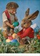 Ansichtskarte  Mecki (Diehl-Film) Mit Osterhase, Ostern, Ostereier 1975 - Mecki