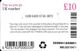 CARTE-PREPAYEE-GB-T-Mobile-10£-UK VOUCHER-Gratté-Plastic Epais-TBE-RARE - BT Cartes Mondiales (Prépayées)