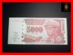 ZAIRE 5.000 5000 Nouveaux Zaires  30.1.1995  P. 68  Printer G & D Low Serial  UNC - Zaire