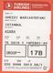 TURKISH AIRLINES - 2020 - BOARDING PASS - BİNİŞ KARTI - TK 0818 - IST-AQJ - Istanbul-Aqaba - World