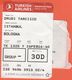 TURKISH AIRLINES - 2020 - BOARDING PASS - BİNİŞ KARTI - TK 1325 - IST-BLQ - Istanbul-Bologna - World
