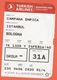 TURKISH AIRLINES - 2020 - BOARDING PASS - BİNİŞ KARTI - TK 1325 - IST-BLQ - Istanbul-Bologna - World