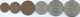 Guernsey - Elizabeth II - Decimal - ½ (1971) 1 (1971) 2 (1971) 5 (1968) 10 (1968) & 50 Pence (1970) (KMs 20-25) - Guernsey