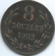 Guernsey - 1902 - 8 Doubles - KM7 - Guernsey