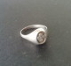 Ancienne Bague En Argent Croix Pays Basque - Rings