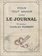 X123647 CALENDRIER DE POCHE DE 1917 PUBLICITE LE JOURNAL DIRECTEUR CHARLES HUMBERT - Kleinformat : 1901-20