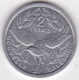 Nouvelle-Calédonie . 2 Francs 1987. Aluminium. - Nouvelle-Calédonie