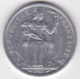 Nouvelle-Calédonie . 2 Francs 1987. Aluminium. - Nieuw-Caledonië