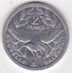 Nouvelle-Calédonie . 2 Francs 1989. Aluminium. - New Caledonia