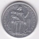 Nouvelle-Calédonie . 2 Francs 1996. Aluminium. - Nouvelle-Calédonie