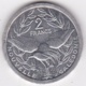 Nouvelle-Calédonie . 2 Francs 2001. Aluminium. - New Caledonia