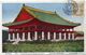 COREE CARTE POSTALE -KYONG HOL HALL IN KYONG POK PALACE DEPART KEIJO 13-2-30 CHOSEN POUR LA BELGIQUE - Korea (...-1945)