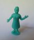 FIGURINE PUBLICITAIRE PEROU TINTIN - CASTAFIORE Monochrome Bleu Vert (2) - Pas Dunkin  Marquée STENVAL - Tintin