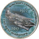 Monnaie, Zimbabwe, Shilling, 2017, Warship -  Aircraft Carrier Nimitz, SPL - Simbabwe