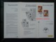 Paquebot France Notice FDC Avec Timbre - Multilingual FDC 2002 - Ships