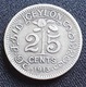 Ceylon 25 Cents 1913 - Colonias