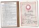 PASSEPORT 1952 - MARCADON  NE 1907 CHATEAUROUX INGENIEUR - HABITE COLOMBES - TAMPONS SUISSE ITALIE - Historical Documents