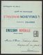 1910 BELGIQUE - PRÉOBLITÉRÉ 1C A GAND IMPRIMÉ ILLUSTRÉ PUBLICITÉ  EMULSION MINÉRALE - PHOSPHATES, CARBONATES, FLUORURES - Roller Precancels 1910-19