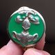 Militaria - Insigne De Col Chasseurs Mécanisés Vert, Coinderoux - Landmacht