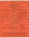 VP17.172 - MILITARIA - GRENOBLE X SAINT JUST DE CLAIX 1919 - Certificat - Soldat A. REY Du 121 è Rgt D'Artillerie Lourde - Documents