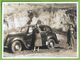 Portugal - REAL PHOTO - Senhora Junto Ao Seu Carro - Vintage Car - Old Cars - Voitures - Peugeot - Voitures De Tourisme