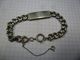 Ancien BRACELET FEMME En ARGENT 19 Grammes - Prénom JACQUELINE - Avec Sécurité Fermeture état OK - 28 Mai 1945 - Pulseras